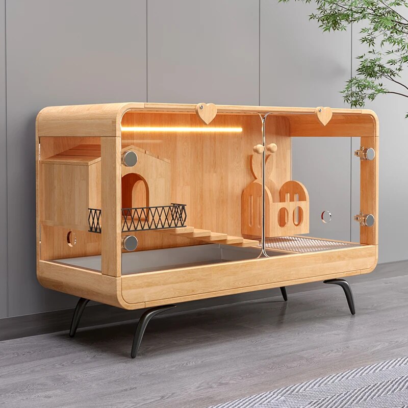 Wooden Hamster Villa