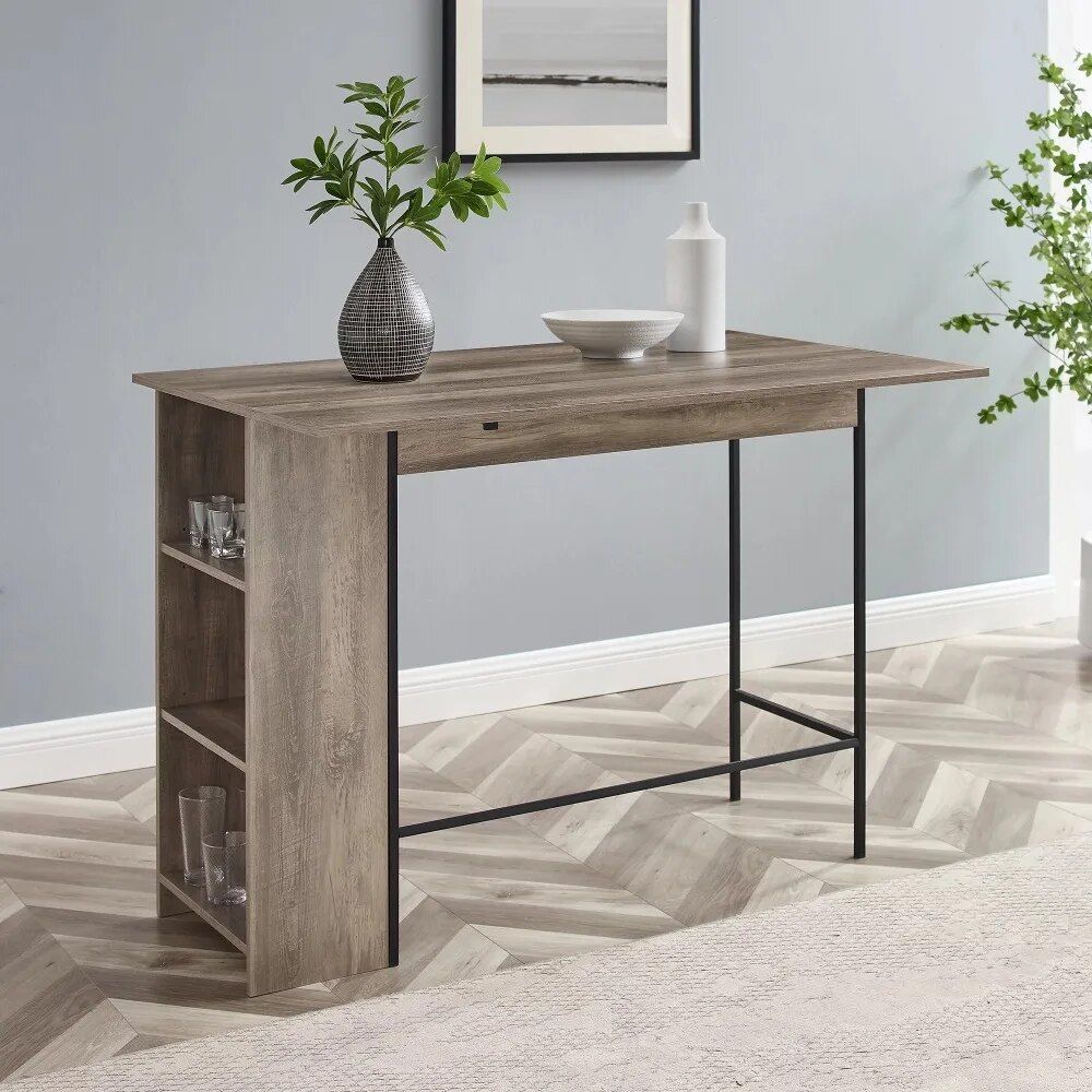 Grey Wash Side Table