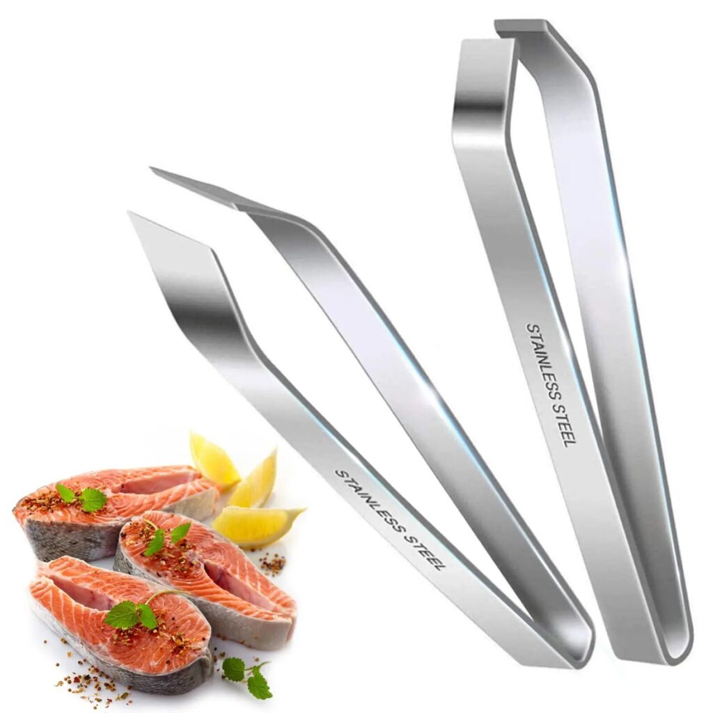 Professional Stainless Steel Fish Bone Tweezers