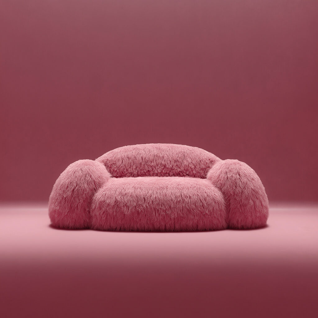 Modern Nordic Plush Sofa Chair