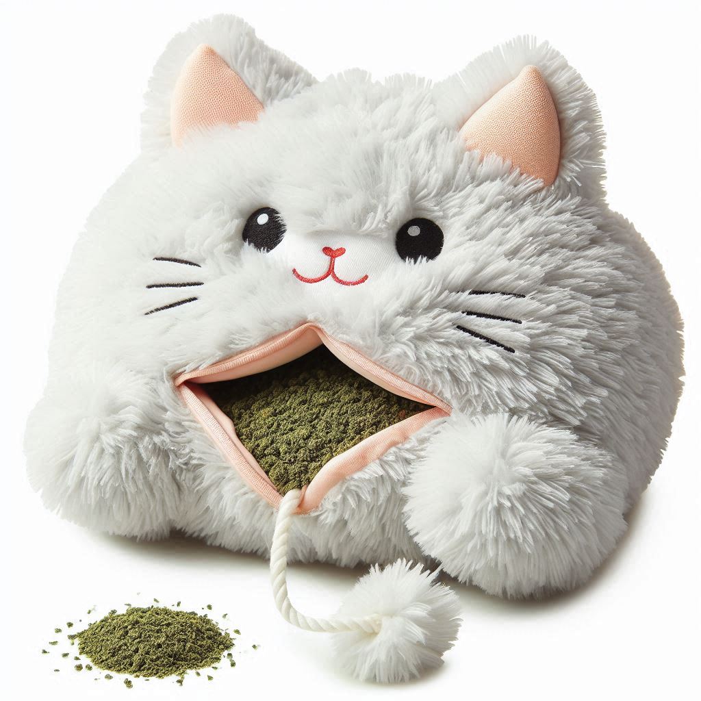 Interactive Catnip Pillow Toy