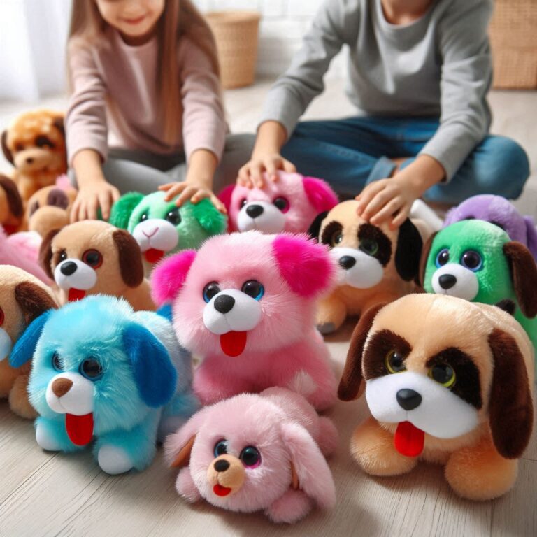 Interactive Plush Dog Toys