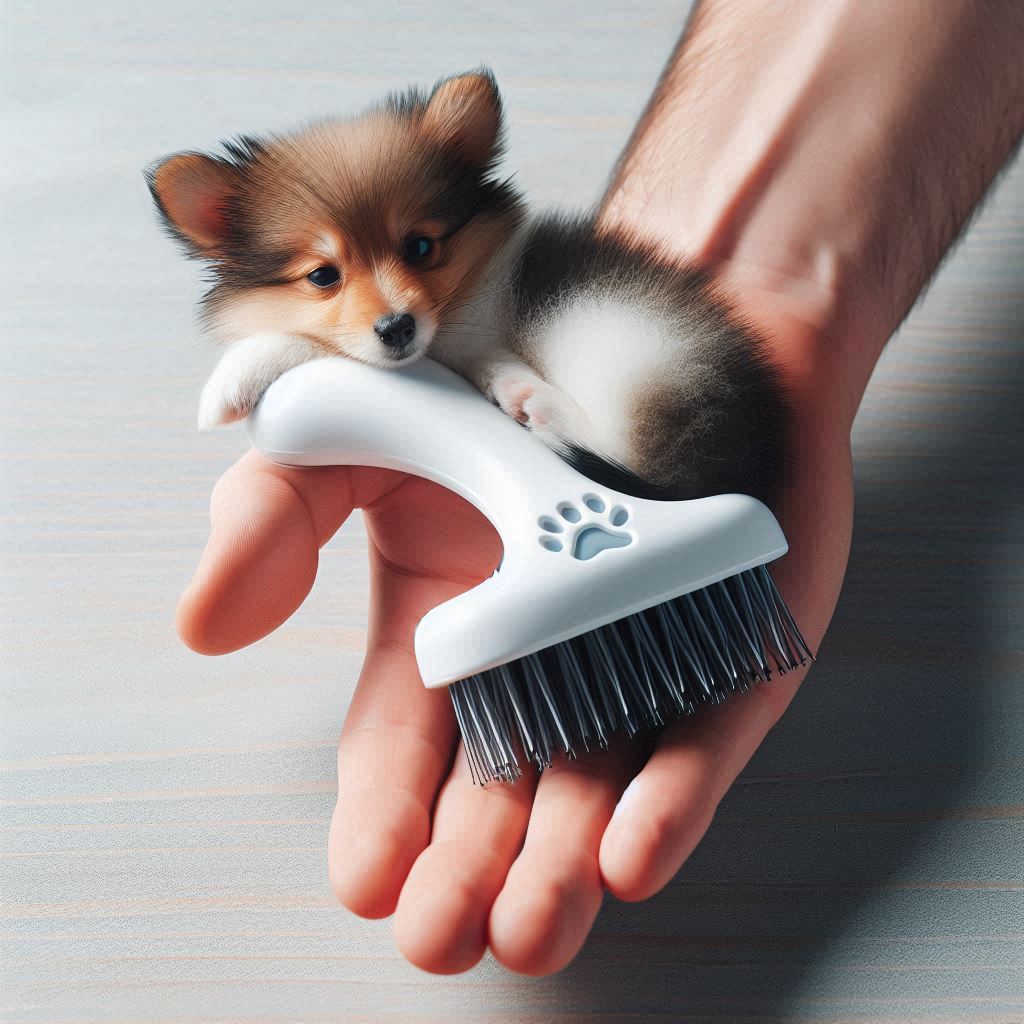 Ergonomic Pet Grooming Brush