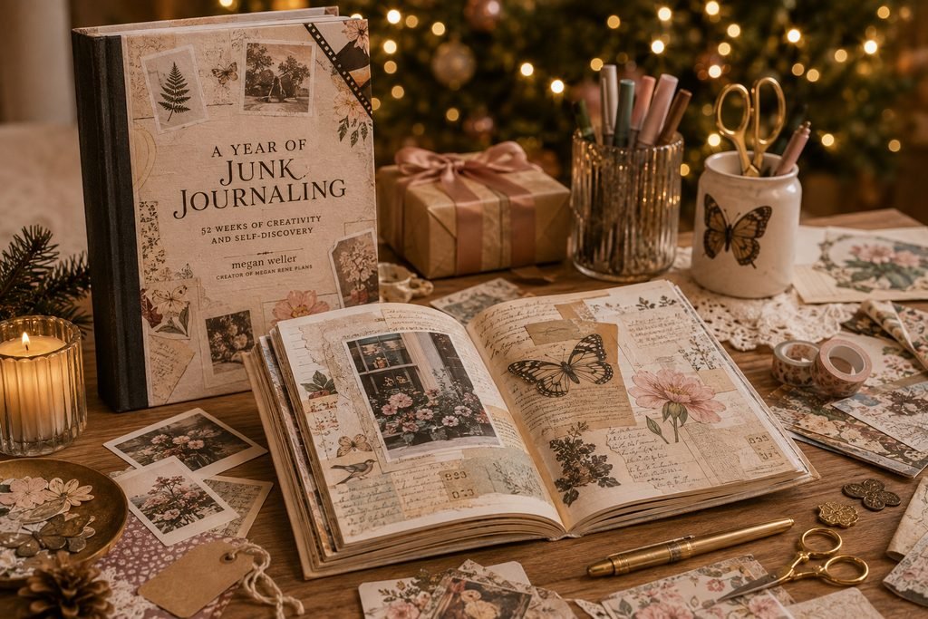 A Year of Junk Journaling Christmas gift for creative sister