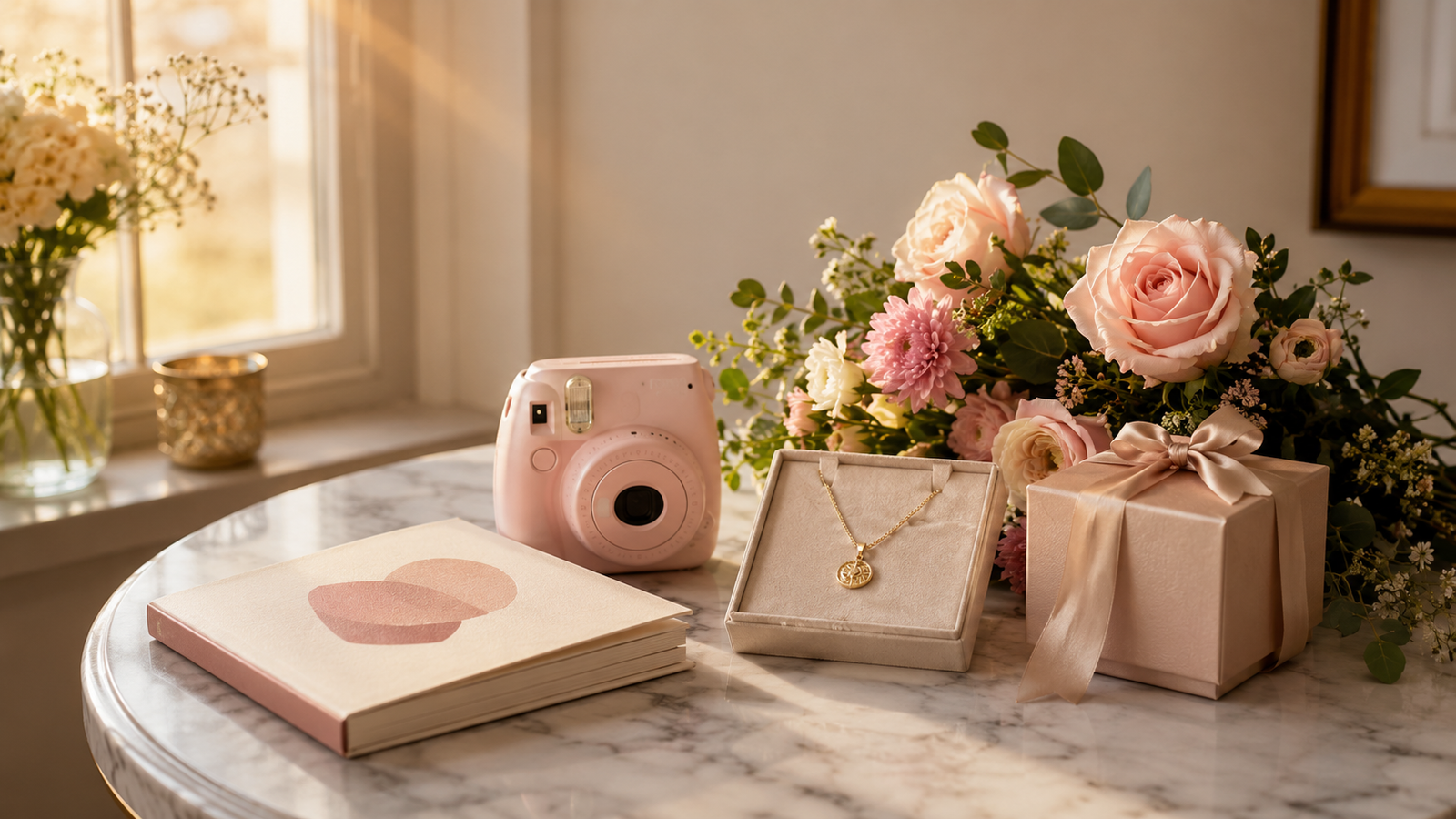 Best anniversary gifts for her including jewelry, flowers, and thoughtful keepsakes