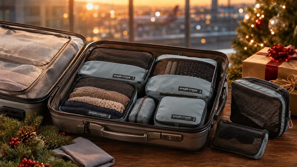 Eagle Creek Pack-It Reveal Carry-On Set for organized couple travel