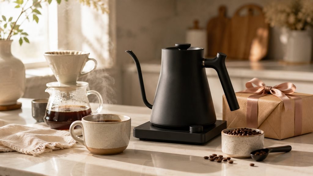 Fellow Stagg EKG electric kettle as a birthday gift for Mom