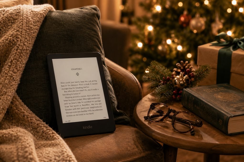 Kindle Paperwhite Christmas gift for grandparents who love reading