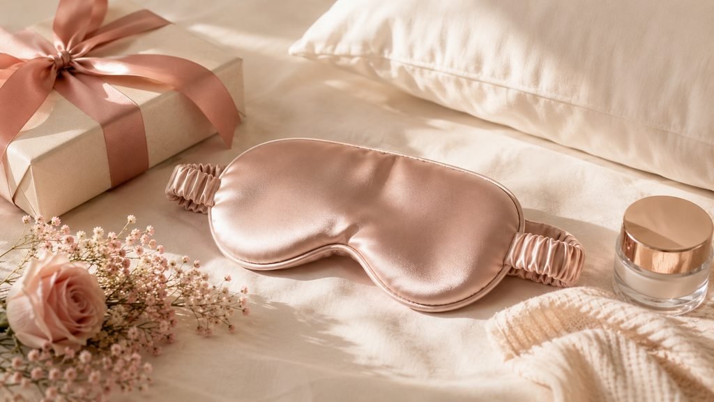 Lunya washable silk sleep mask as a thoughtful birthday gift for her
