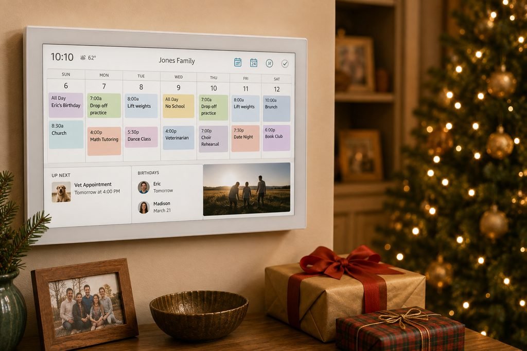 Skylight Calendar Christmas gift for grandparents and family organization