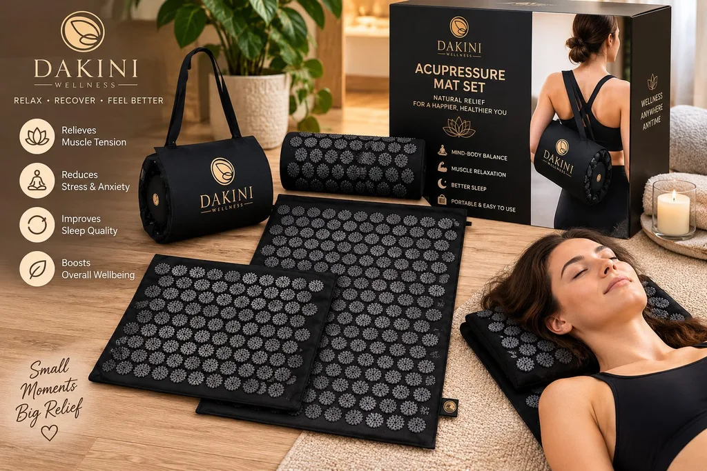 Acupressure mat and pillow set as a thoughtful relaxation gift for Mom