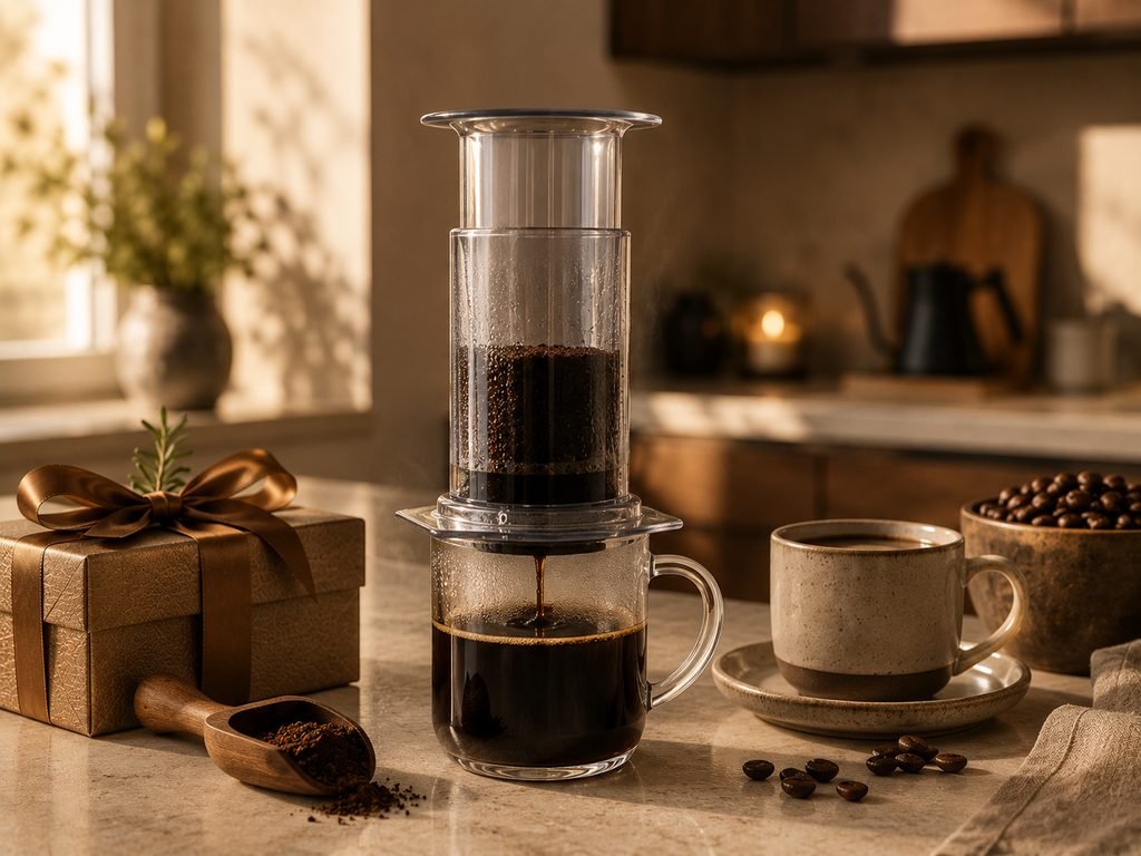 AeroPress Clear coffee maker anniversary gift for him