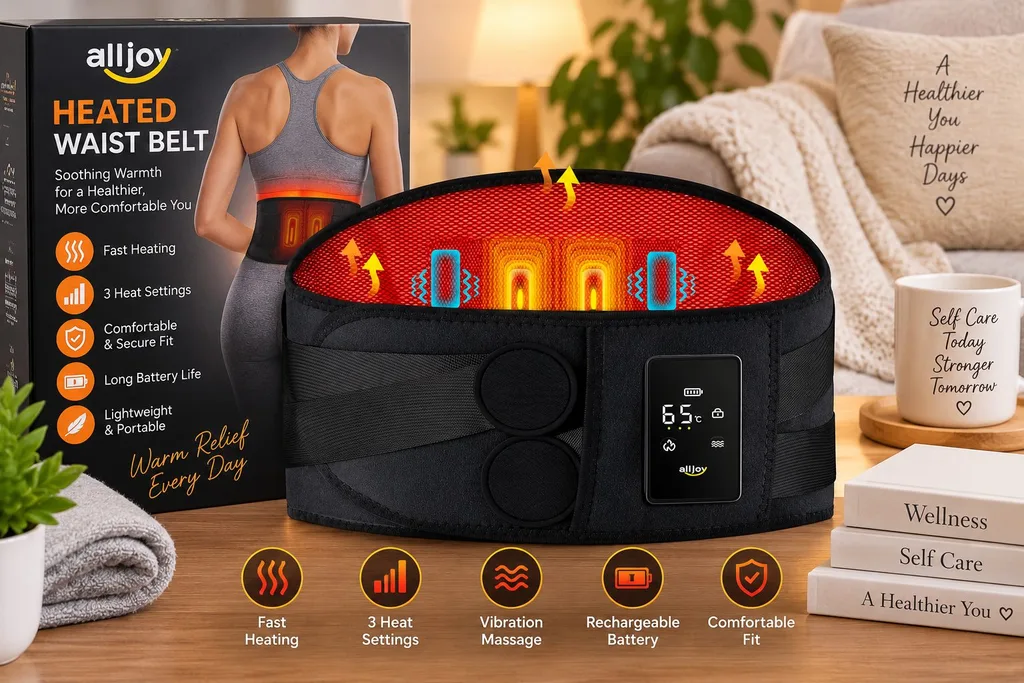 ALLJOY cordless heating pad as a practical thoughtful gift for Mom $25 to $50