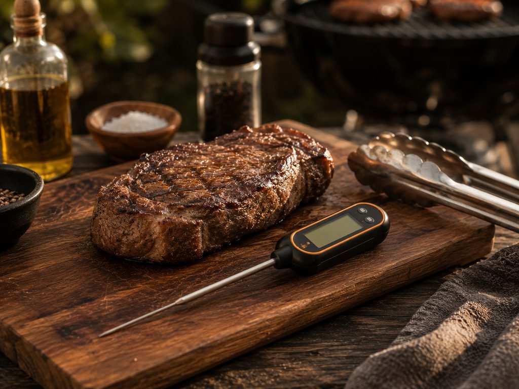 Alpha Grillers instant read meat thermometer gift for men