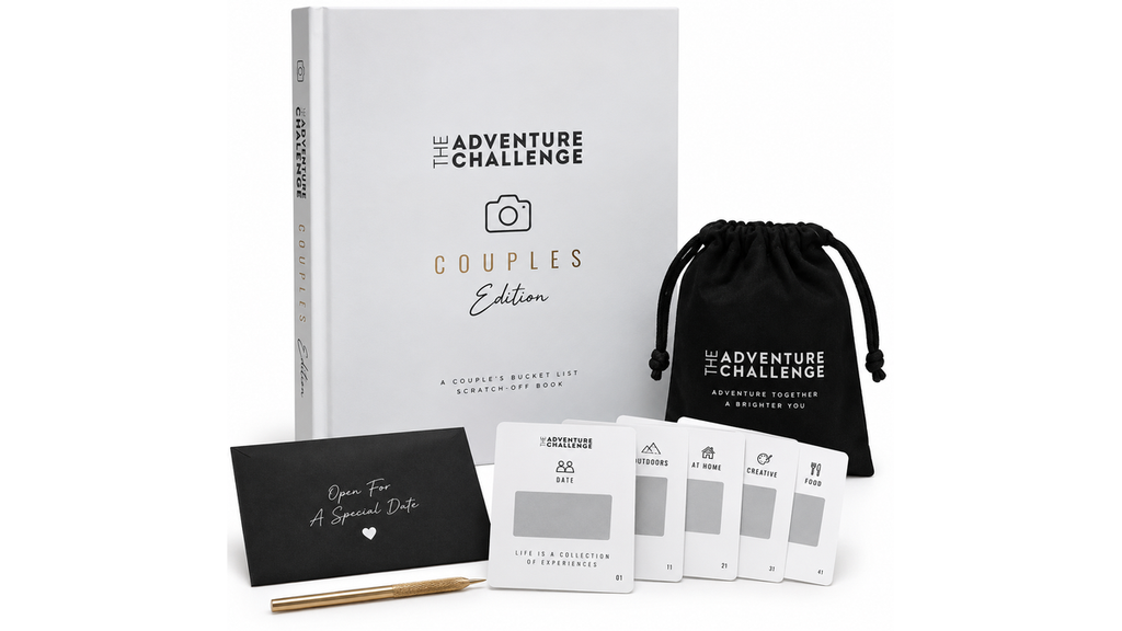 The Adventure Challenge Couples Edition anniversary gift for Mom and Dad