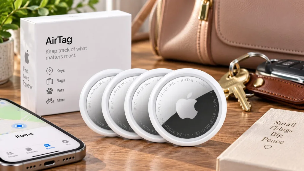 Apple AirTag 4-Pack as a thoughtful gift for Mom $50 to $100