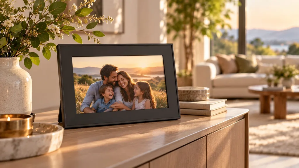 Aura digital picture frame gift for mom