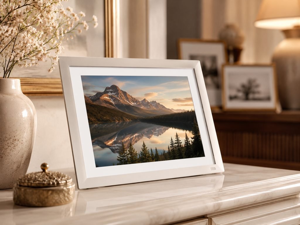 Aura digital picture frame unique gift for her