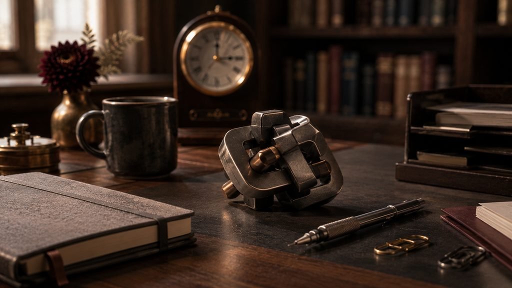 BePuzzled Hanayama metal brainteaser unique gift for him