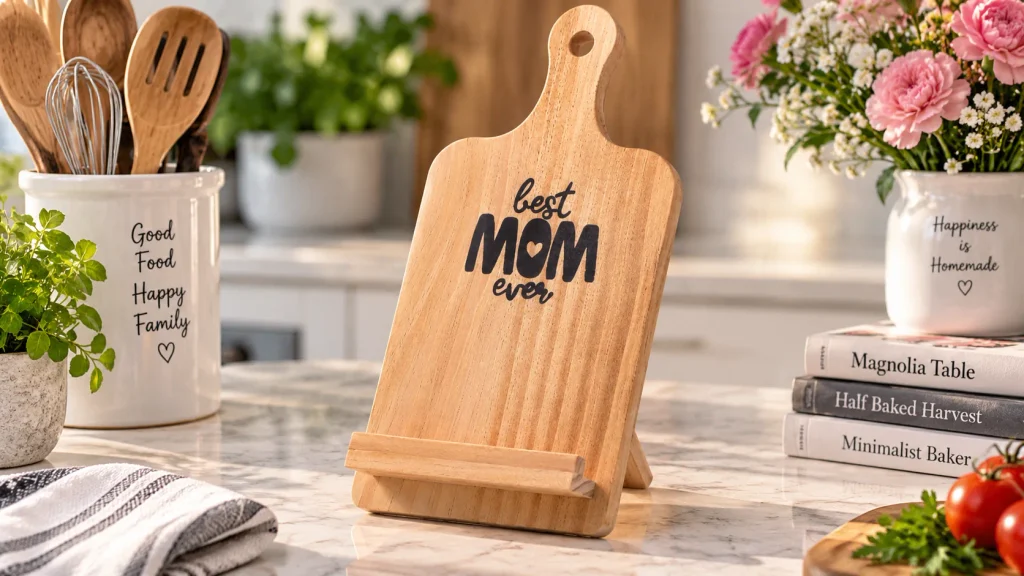 Best Mom Ever cookbook stand Mother’s Day gift