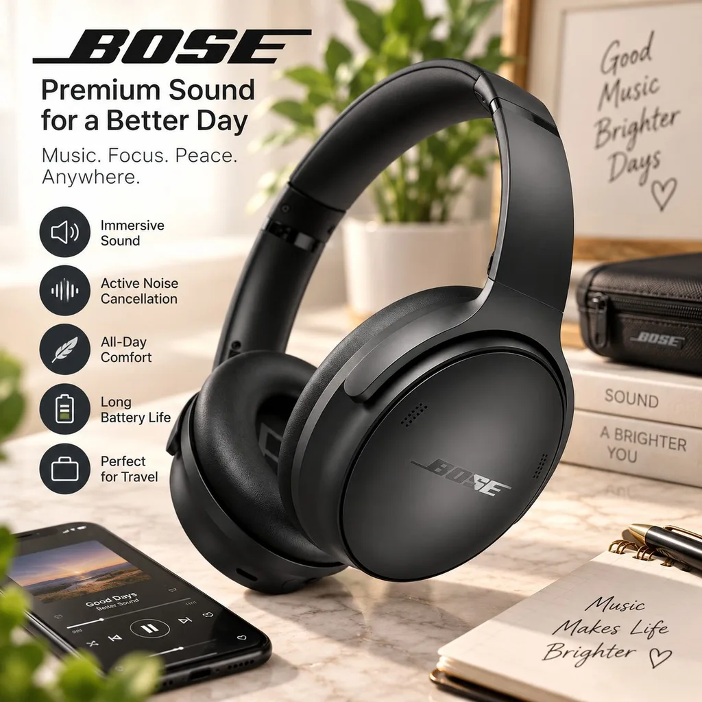 Bose QuietComfort headphones as a thoughtful gift for Mom $100 to $200