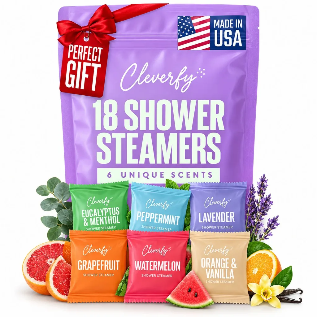 Cleverfy shower steamers as a self-care gift for Mom under $25