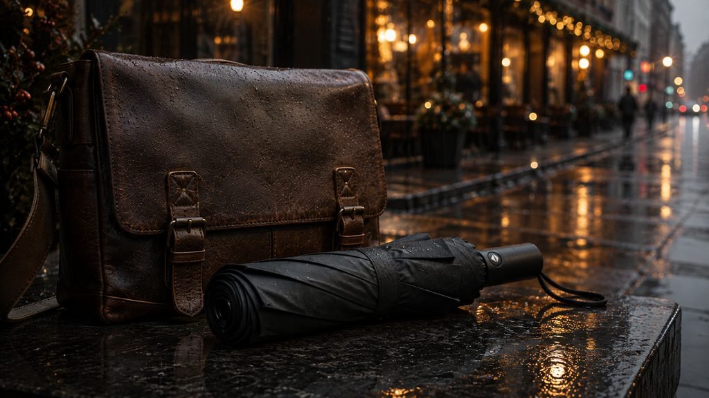 Compact travel umbrella Christmas gift for men