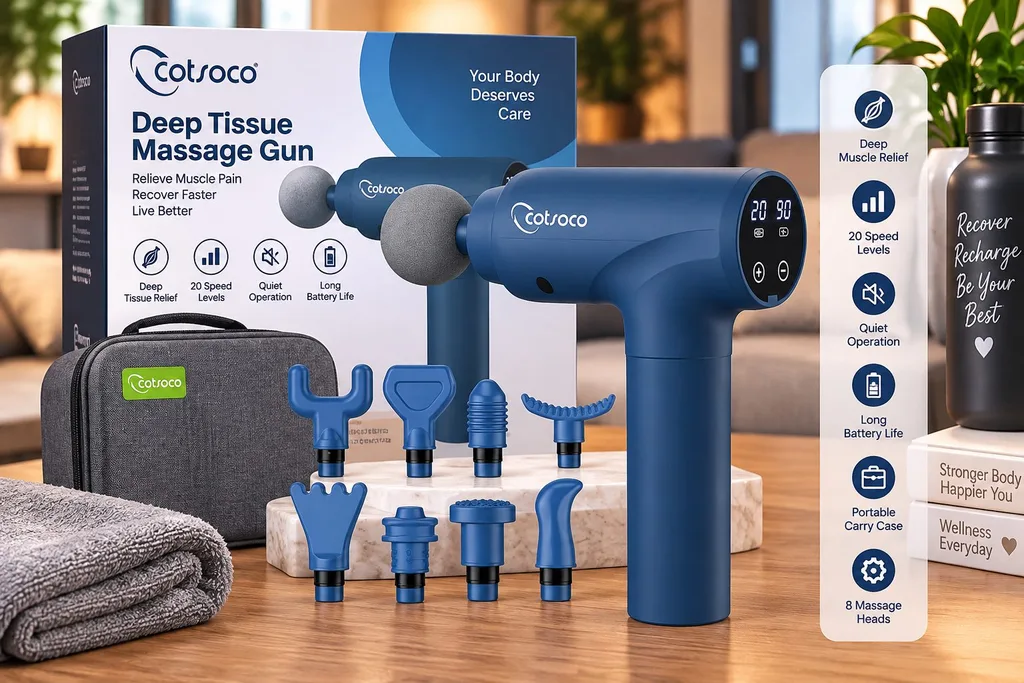 COTSOCO massage gun as a thoughtful wellness gift for Mom $25 to $50
