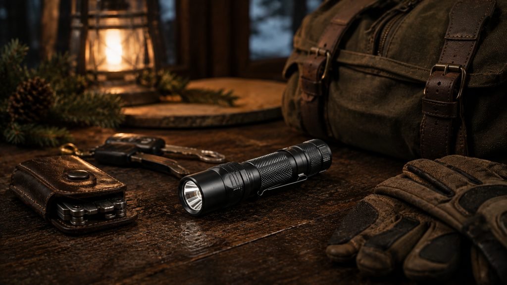 Compact EDC flashlight Christmas gift for him