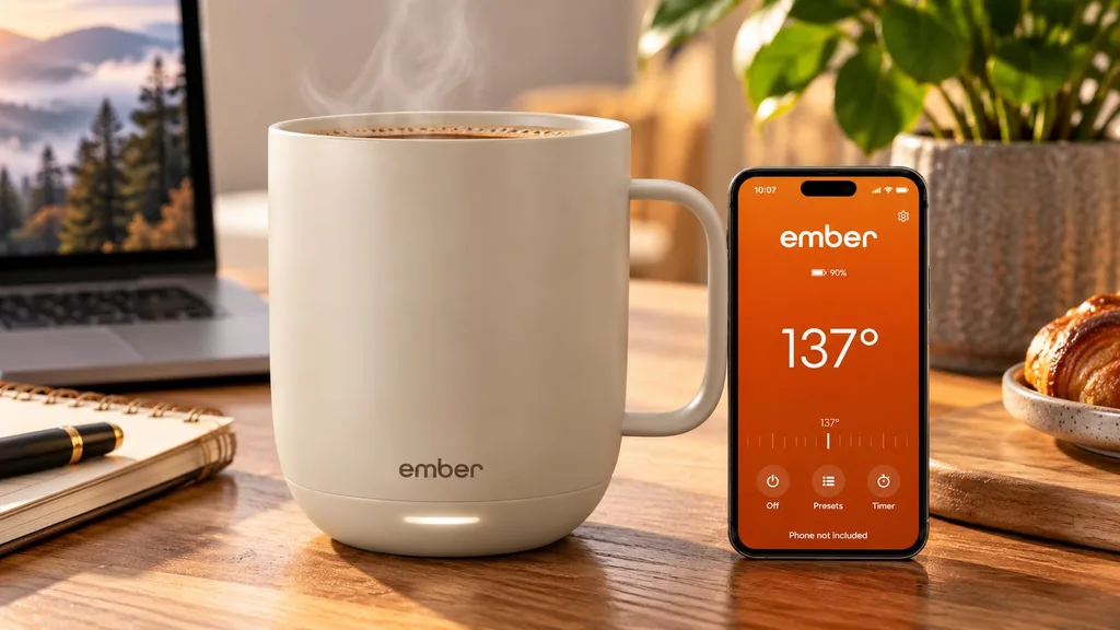 Ember Mug 2 temperature-controlled mug as a useful birthday gift for Dad