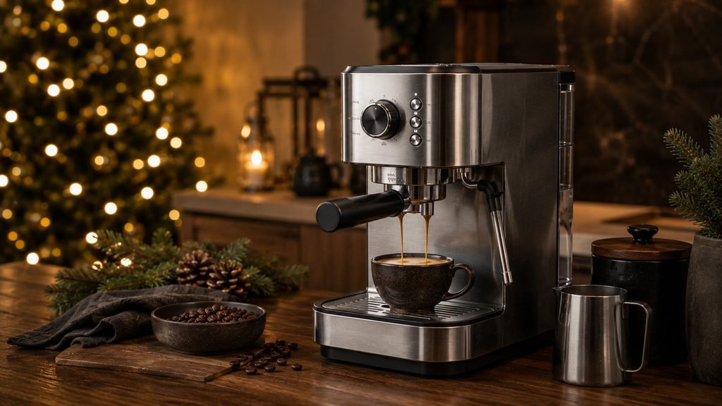 Espresso machine Christmas gift for him and coffee lovers