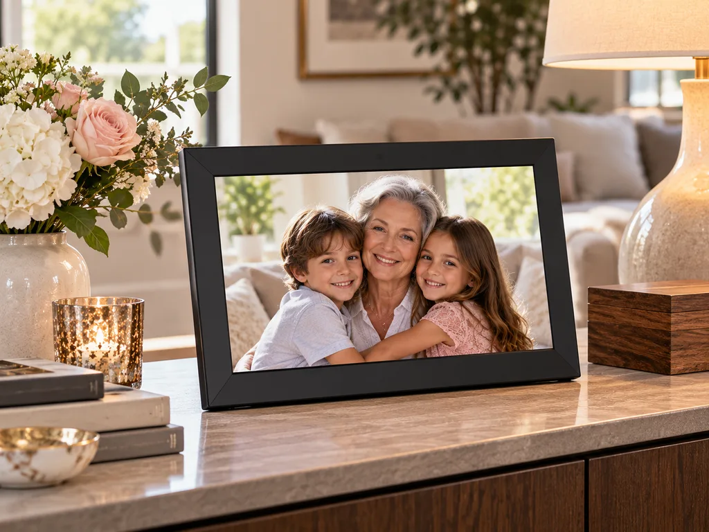 Frameo 15.6 inch WiFi digital picture frame for Mom