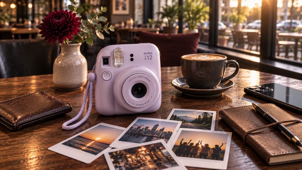 Fujifilm Instax Mini 12 instant camera as a unique gift for him