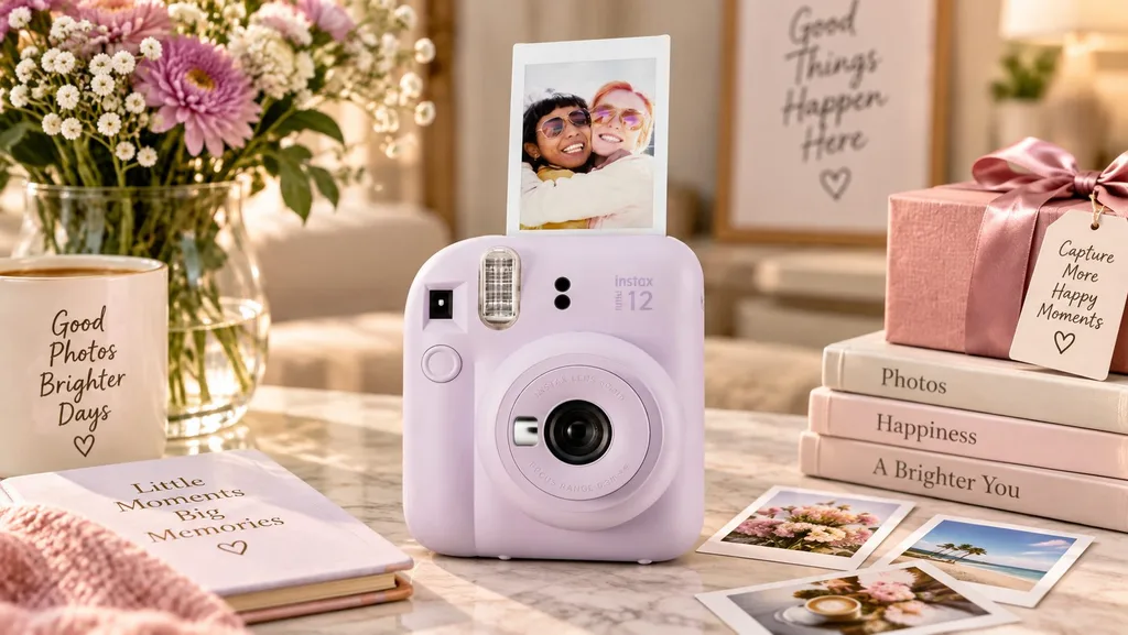 Fujifilm Instax Mini instant camera as a thoughtful gift for Mom $50 to $100