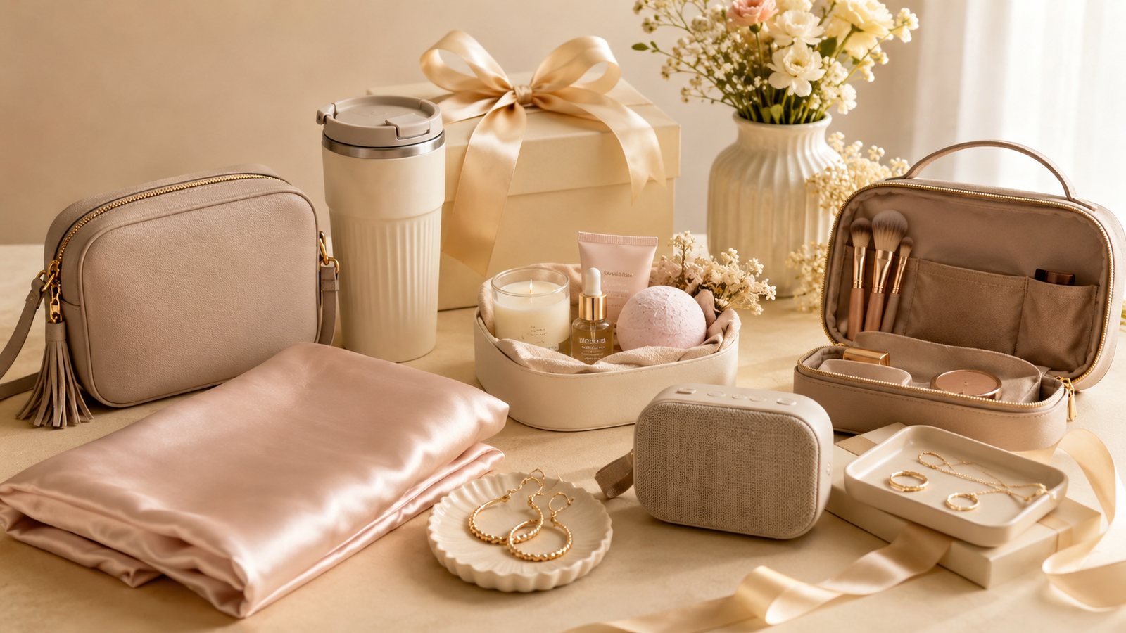 Gifts for her under $25 including jewelry, self-care and useful accessories