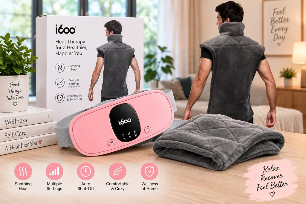 iDOO Graphene-Infused Heating Pad as a thoughtful gift for Mom