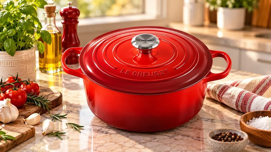 Le Creuset Signature Dutch Oven as a luxury cooking gift for Mom