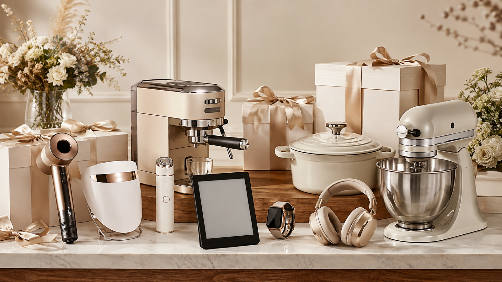 Luxury gifts for her over $200 including premium beauty, tech, coffee and home gifts
