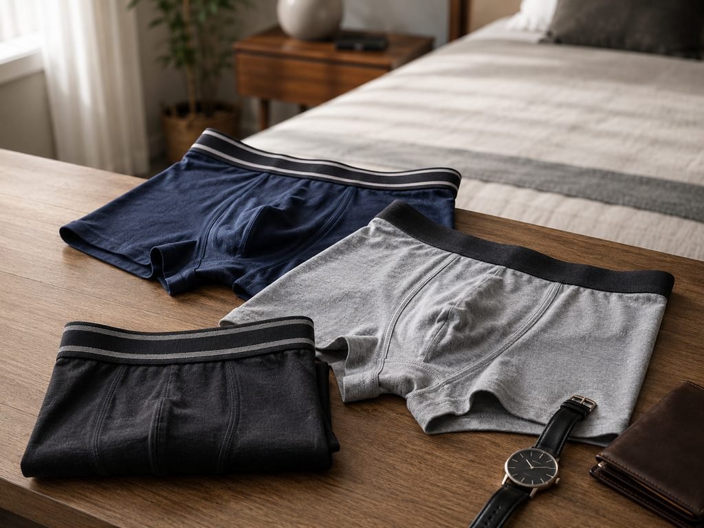 Men's cotton boxer briefs 3-pack gift for him