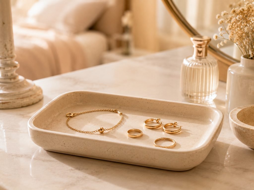 Minimalist jewelry tray gift for her