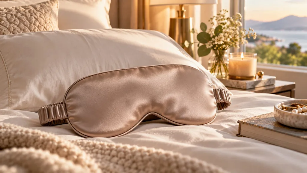 100% mulberry silk sleep mask gift for mom