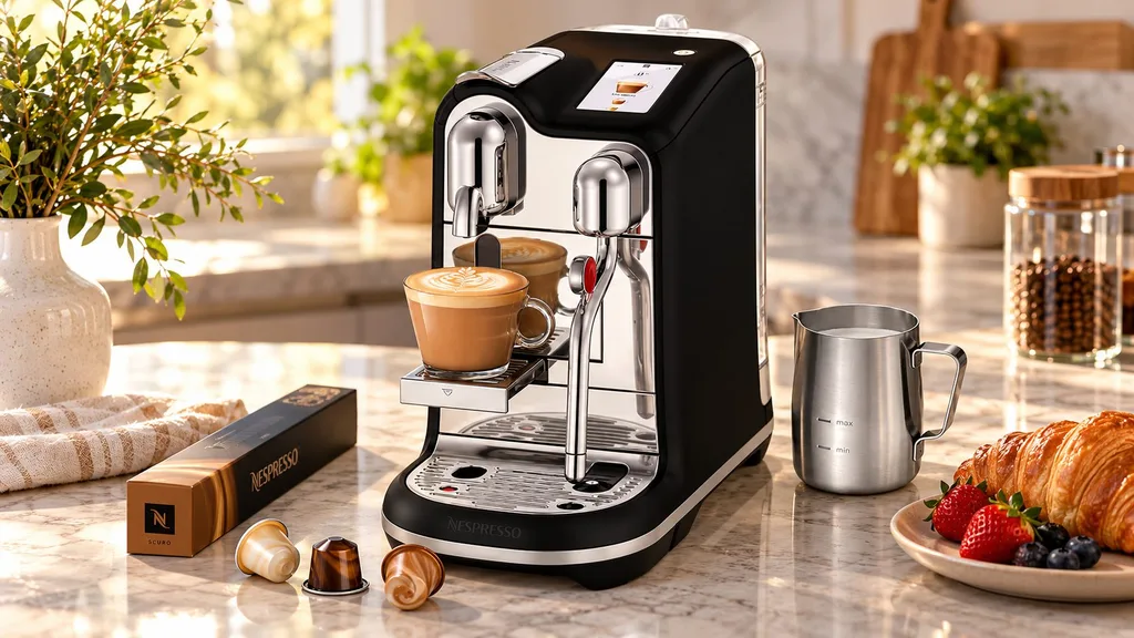 Nespresso Breville Creatista Pro as a premium coffee gift for Mom