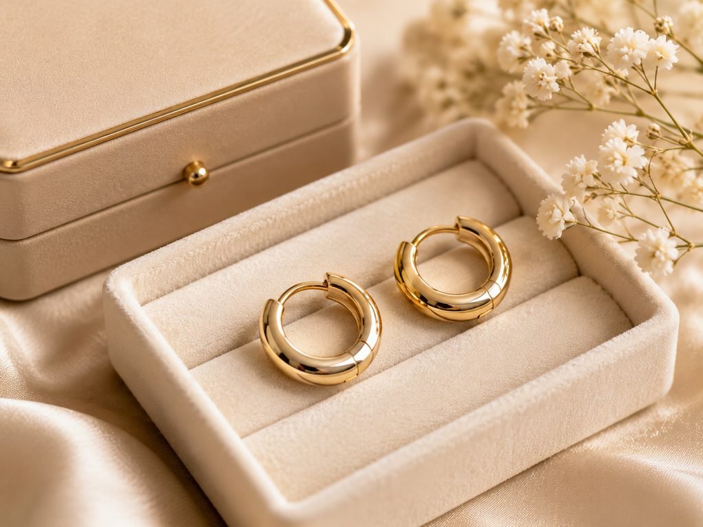 PAVOI huggie hoop earrings gift for her