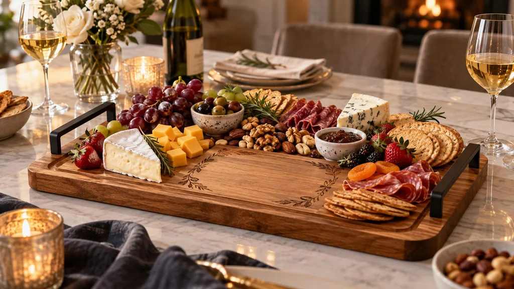 personalized charcuterie serving platter gift for mom