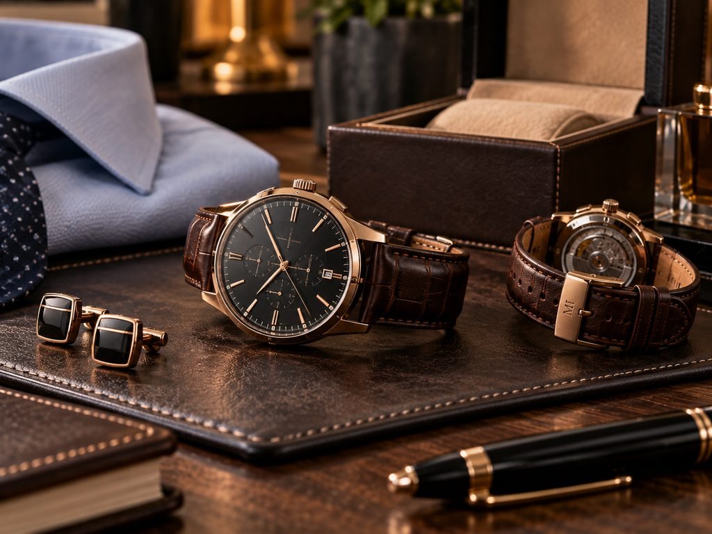 personalized premium men's watch gift for him