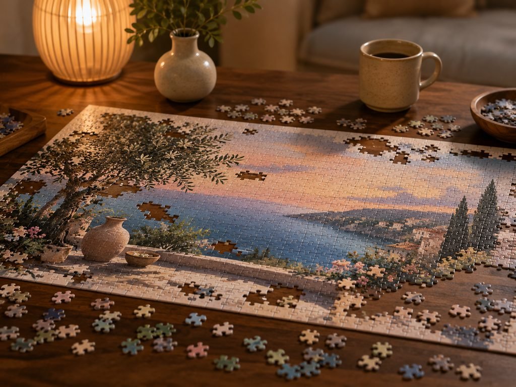 Piecework 1000-piece puzzle gift for her