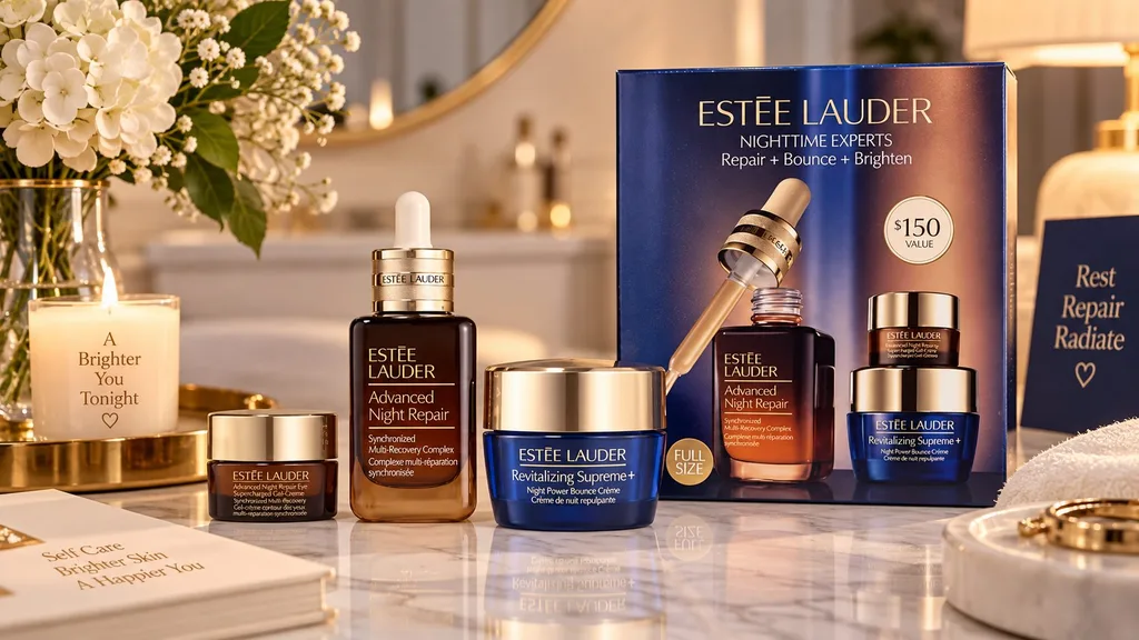 Premium beauty gift set as a thoughtful self-care gift for Mom $50 to $100