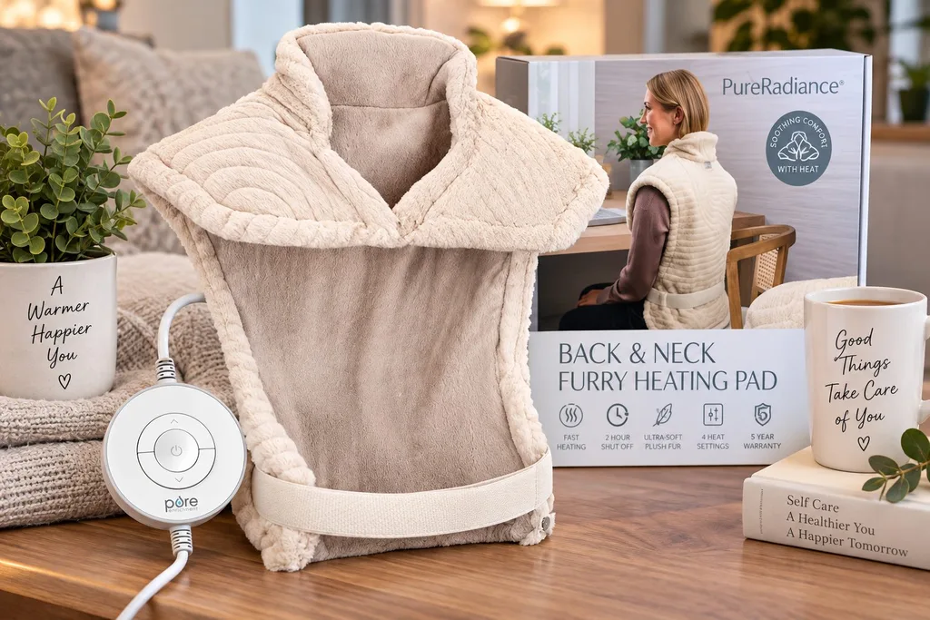 Pure Enrichment Extra-Wide Heating Pad as a thoughtful gift for Mom $25 to $50