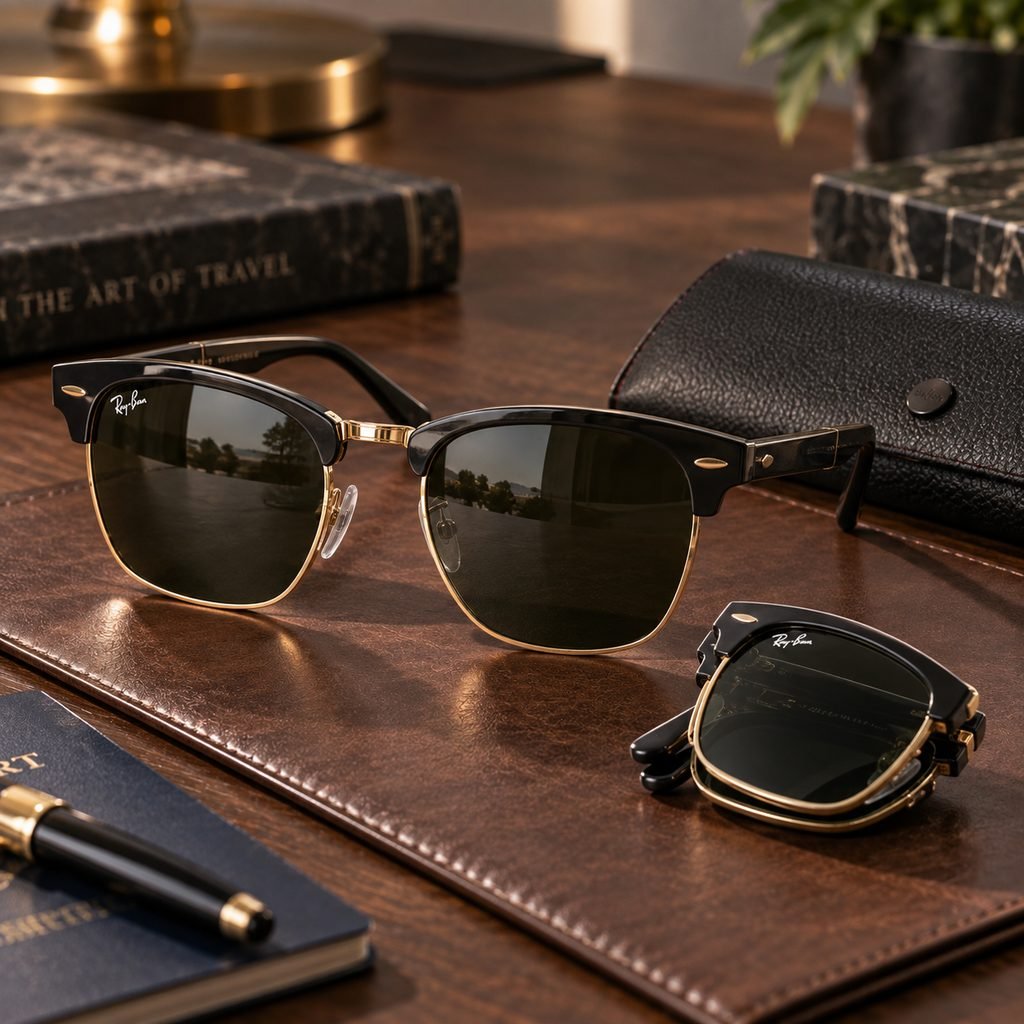 Ray-Ban RB2176 Clubmaster Folding sunglasses for men