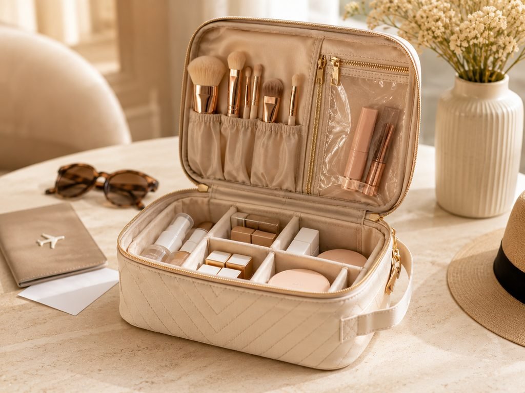 Relavel travel makeup bag gift for her